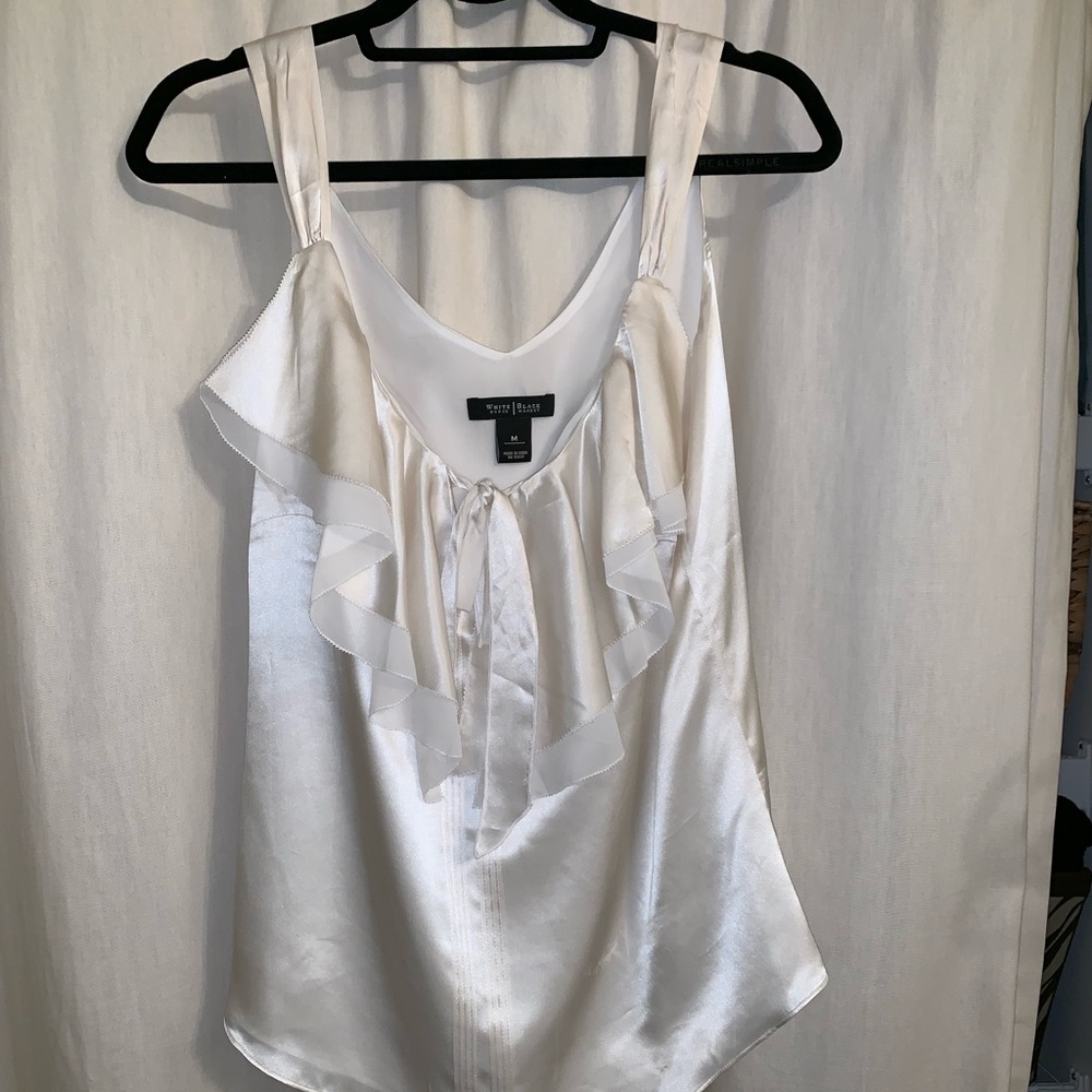 White House Black Market Top with Ruffle Detail